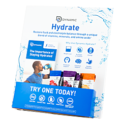 Dynamic Hydrate Display with To Go Packets & Patient Cards